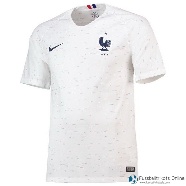 Frankreich Trikot Auswarts 2018 Weiß Fussballtrikots Günstig